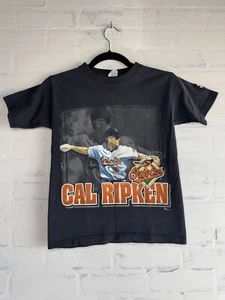 Vintage Starter Cal Ripken Jr Shirt Youth Sz 6-8 Baltimore Orioles 1988 - Picture 1 of 16