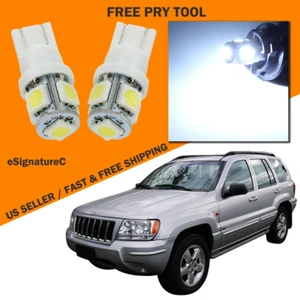 18 x Paquete de luces interiores LED blancas para Jeep Grand Cherokee 1999-2004 + herramienta - Imagen 1 de 8