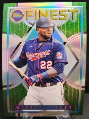 2022 Topps Finest Flashbacks MIGUEL SANO #134 - REFRACTOR SP - FREE SHIP - Image 1 of 2