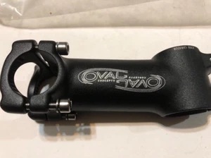 Oval concepts stem Black -Silver 90/84 deg 28.6 - 25.8 Threadless road - Picture 1 of 12