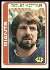 1978 Topps Doug Kotar #119 NM-MT / Better New York Giants