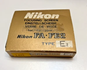 Nikon FA FE2 Focusing Screen FE2 FA Type E2 -Unused in Box - Picture 1 of 5