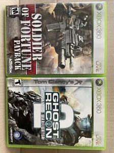 Soldier of Fortune: Payback & Ghost Recon Advanced Warfighter (Xbox 360) Used - Picture 1 of 6