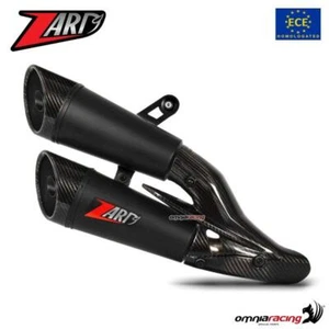 Terminale di scarico Zard acciaio nero omologato per Ducati Monster 937 2021> - Imagen 1 de 5