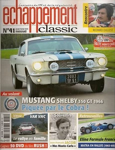 ECHAPPEMENT CLASSIC 41 MUSTANG SHELBY GT350 1966 BELTOISE ELINA FF 67 DALLEST - Bild 1 von 2