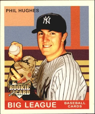 2007 Upper Deck Goudey Red Backs #147 Phil Hughes (RC) - BB - Image 1 of 2