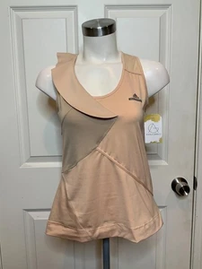 Adidas X Stella McCartney Sport-Tanktop rosa grau Colorblock, Größe XS - Bild 1 von 6