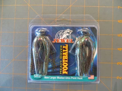 2 nuevas plantillas de fútbol con cubierta pesada Jewel - 5/8 onzas - destello de calabaza verde Foto 1 de 2