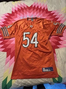 Reebok Chicago Bears Brian Urlacher Orange Authentic Football Trikot Größe 52 - Bild 1 von 8