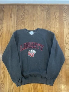 Liberty University Flames Men’s Champion Size Large Crewneck Sweatshirt - Picture 1 of 9