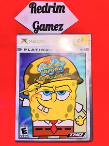 Spongebob Squarepants Battle For Bikini Bottom Original XBOX Video Games THQ - Picture 1 of 4