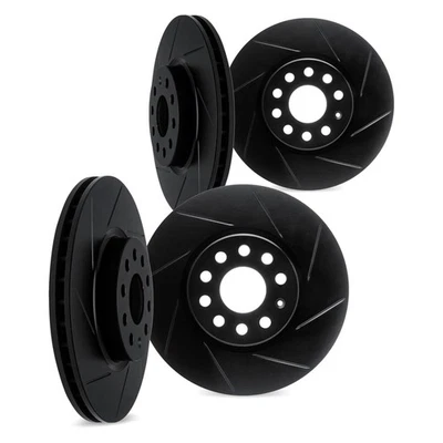 For Chrysler LeBaron 89-95 DFC Premium Slotted Front & Rear Brake Rotors — 第 1/2 张图片