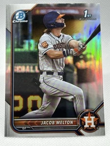 Jacob Melton 2022 Bowman Draft rifrattore cromato 1° #BDC-135 Houston Astros - Foto 1 di 2