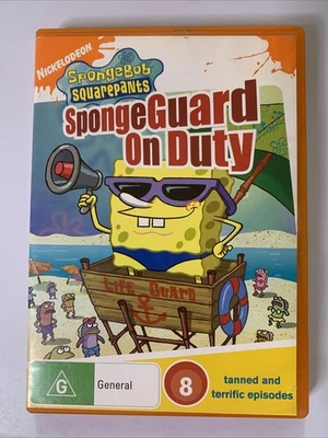 SpongeBob SquarePants : Sponge Guard On Duty (DVD, 1999) Region 4 - Image 1 of 3