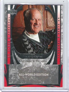 04-05 2004-05 UD HOCKEY ALL-WORLD EDITION GORDIE HOWE UP CLOSE AND PERSONAL 92 - Picture 1 of 1