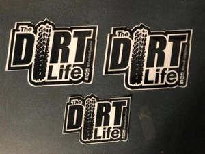 THE DIRT LIFE OFFROAD RACING MX BITD 3PC STICKER SET - Picture 1 of 1