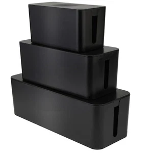 Kabelmanagement Boxen Organizer, Große Aufbewahrung Kabel Aufbewahrung Halter für Schreibtisch, TV - Bild 1 von 12