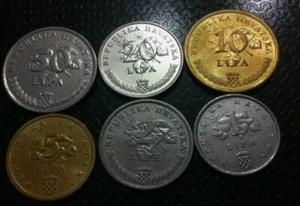 Coins of Croatia lipe, Set coins Croatia - 6 PCS  - Picture 1 of 1