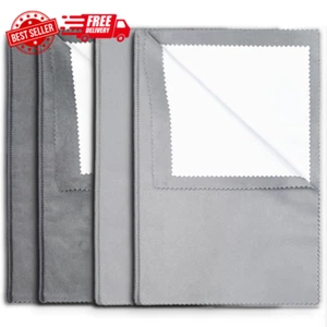 4Pcs Polishing Cloth Large Cleaning Cloths for Gold Silver and Platinum Jewelry, - Picture 1 of 8