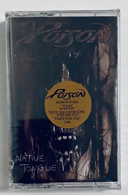 Poison Native Tongue Cassette Tape NEW SEALED 1993 Stand Until You Suffer Metal - Image 1 of 4