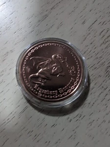 1 oz Copper Round - Dragon - Picture 1 of 2
