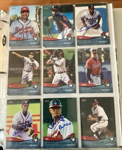 ATLANTA BRAVES SIGNED AUTOGRAPHED MINOR LEAGUE CARDS - Picture 1 of 2