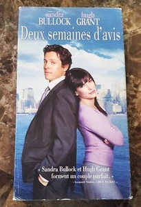 *VHS French Movie Deux Semaines D'avis (L'amour Sans Préavis) - Sandra Bullock - Bild 1 von 3