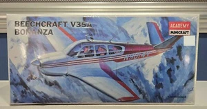 Academy Minicraft Beechcraft V35A Bonanza 1:48 Scale #1609 Model Kit -Sealed - Picture 1 of 3