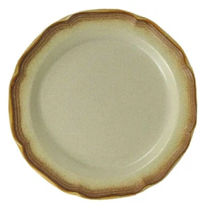 Mikasa Stoneware WHOLE WHEAT Cream/Brown E8000 Chop Plate/Serving Platter 12.5" - Picture 1 of 8
