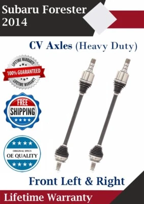 Novos eixos CV frontais OE para 2014 Subaru Forester 2.0L 2.5L HD garantia vitalícia - Imagem 1 de 4