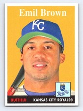 2007 Topps Heritage Emil Brown #69   Kansas City Royals