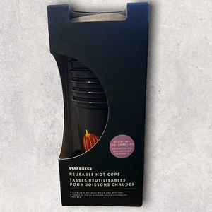 Starbucks Halloween 2021 Glow in the Dark Lids Reusable Cups Set of 6 New w Box - Picture 1 of 3