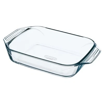 Pyrex Pirofila Vetro borosilicato (35x23x6cm) ORTES Trasparente 408B000 8046 - Immagine 1 di 2