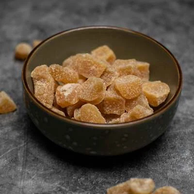 Bio Ingwer ungeschwefelt und kandiert 1000g Bio Trockenfrüchte Großpackung - Bild 1 von 4