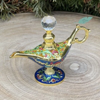 Magic Lamp Vintage-Style Perfume Bottle Mini 4mL Midnight Blue - Image 1 of 4