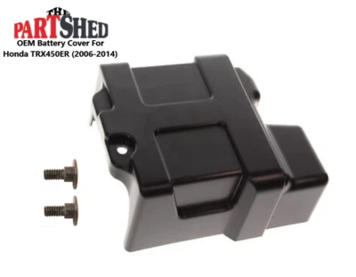 Cubierta de batería de plástico OEM Honda con pernos de montaje TRX450ER (2006-2014) Foto 1 de 4