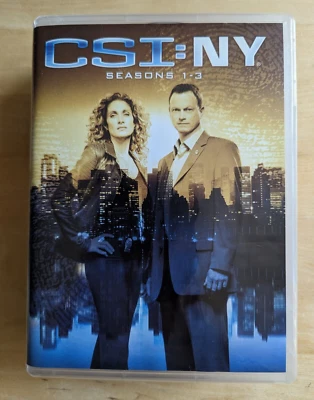 New CSI NY Complete Season 1-3 1 2 3 DVD Boxset 2018 w/ Bonus Features LIKE NEW! - Image 1 of 4