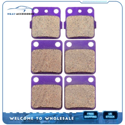 Pastillas de freno delanteras y traseras de fibra de carbono para Yamaha Banshee 350 YFZ350 1990-2006 Foto 1 de 4