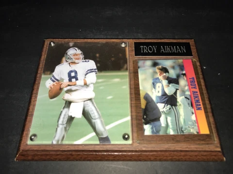 NFL Dallas Cowboys Troy Aikman 6" x 8" Individual Player Plaque Cover