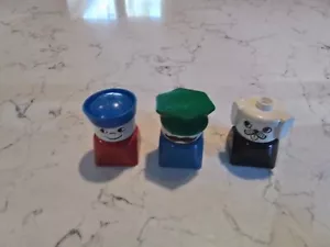 3 Lego Duplo Vintage Figure Minifigures - Picture 1 of 1