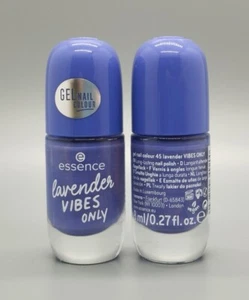 2x Essence: Gel Nail Colour - Nagellack - 45 lavendel VIBES ONLY - 2x 8 ml - Bild 1 von 1