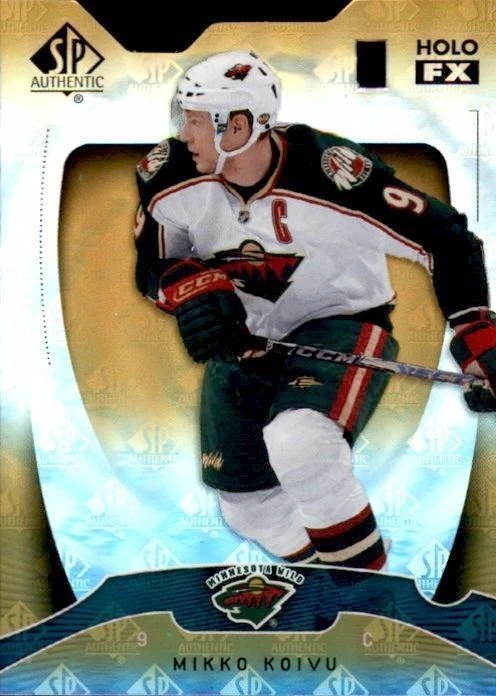 2009-10 SP Authentic Holoview FX Die Cuts #FX24 Mikko Koivu (ref 17717) - Image 1 of 2