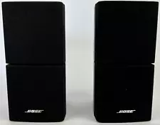 1 Paar Bose Lautsprecher Doppelcube Schwarz Original für Lifestyle AV V T