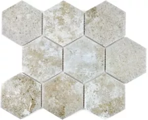 Mosaïque de Céramique Gris Miroir Douche Cuisine Mur 11F-0202 10 Mosaikplatten - Bild 1 von 4