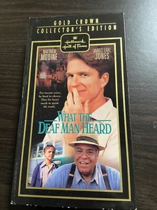What the Deaf Man Heard VHS Matthew Modine, James Earl Jones; Hallmark - Picture 1 of 5