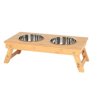 lionto höhenverstellbarer Hundenapf Futterstation Futterbar Napf für Haustiere - Bild 1 von 7