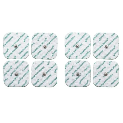 Square Stud 3.5mm Tens Machine Pads 5x5cm Pack of 8 High Quality Long Life Gel