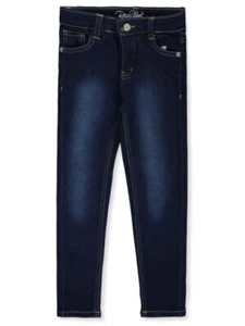 Real Love Girls' Faded Stitch Jeans Color: dark blue Size: 4 - Picture 1 of 1
