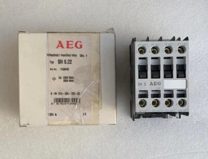 AEG SH 5.22 Coil 220V AC Auxiliary relay E-Nr 910-303-752-50 - Picture 1 of 3