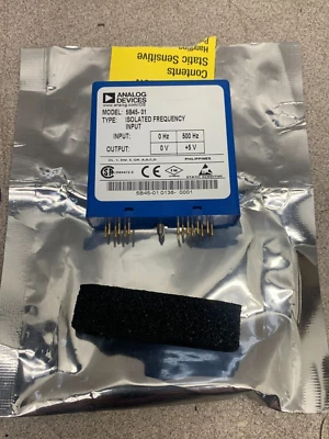 NEW NO BOX ANALOG DEVICES ISOLATED FREQUENCY INPUT MODULE 5B45-01 - Image 1 of 3